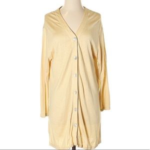 Ann Taylor long ivory cardigan